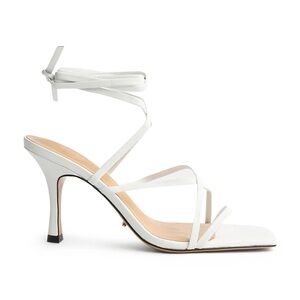 Tony Bianco Caden White Sheep Nappa Heels 5.5